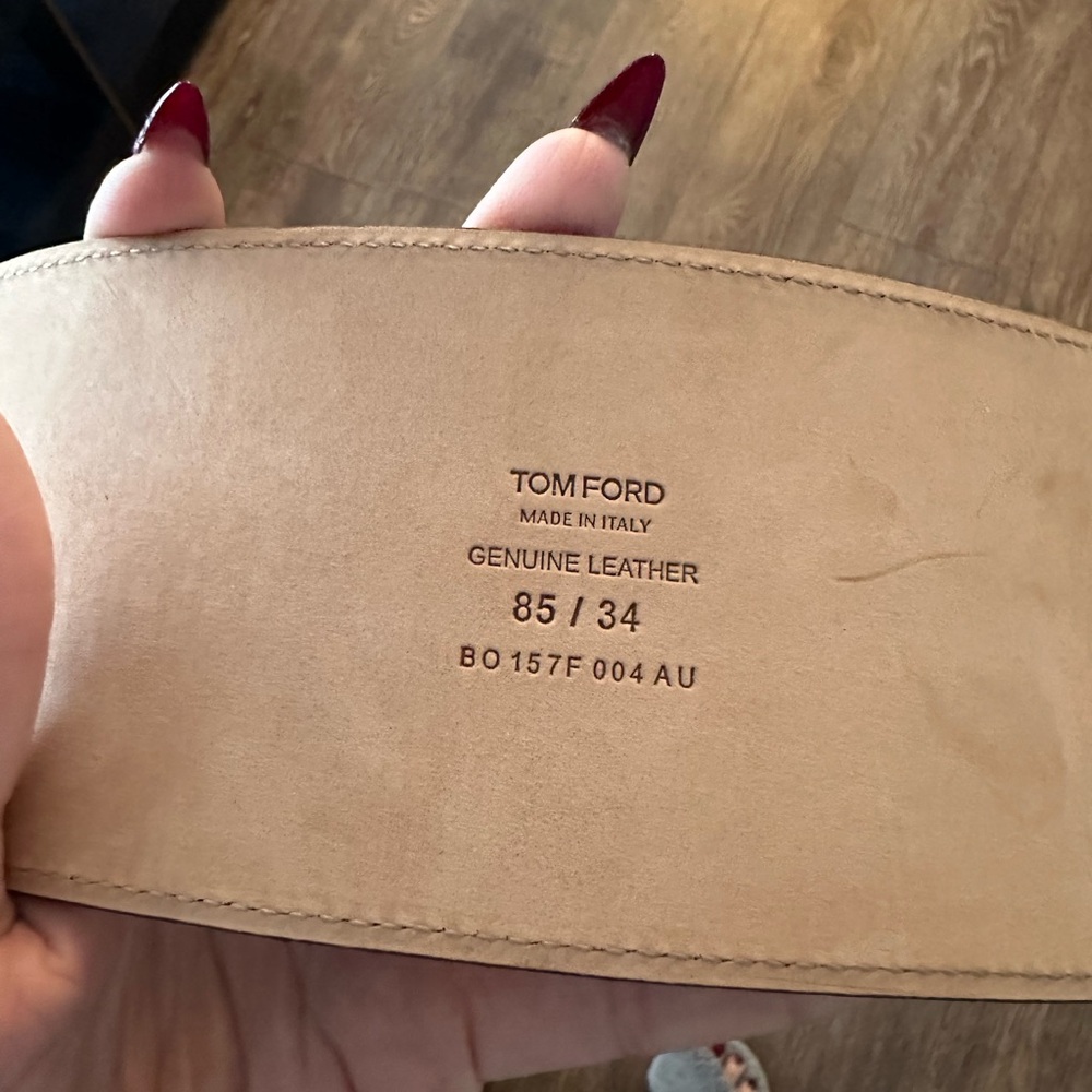 Tom Ford Leather Belt - Picture 8 of 9